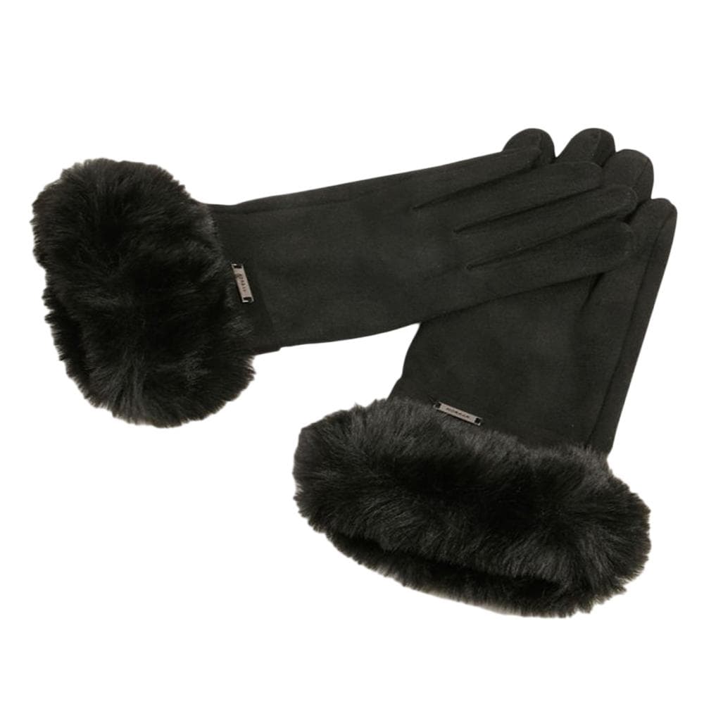 Gants Noirs Femme Morgan 5GFUR1 1