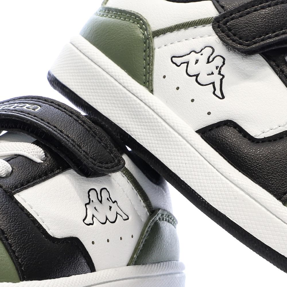Baskets Blanc/Vert Garçon Kappa Logo Shay 1.0 7