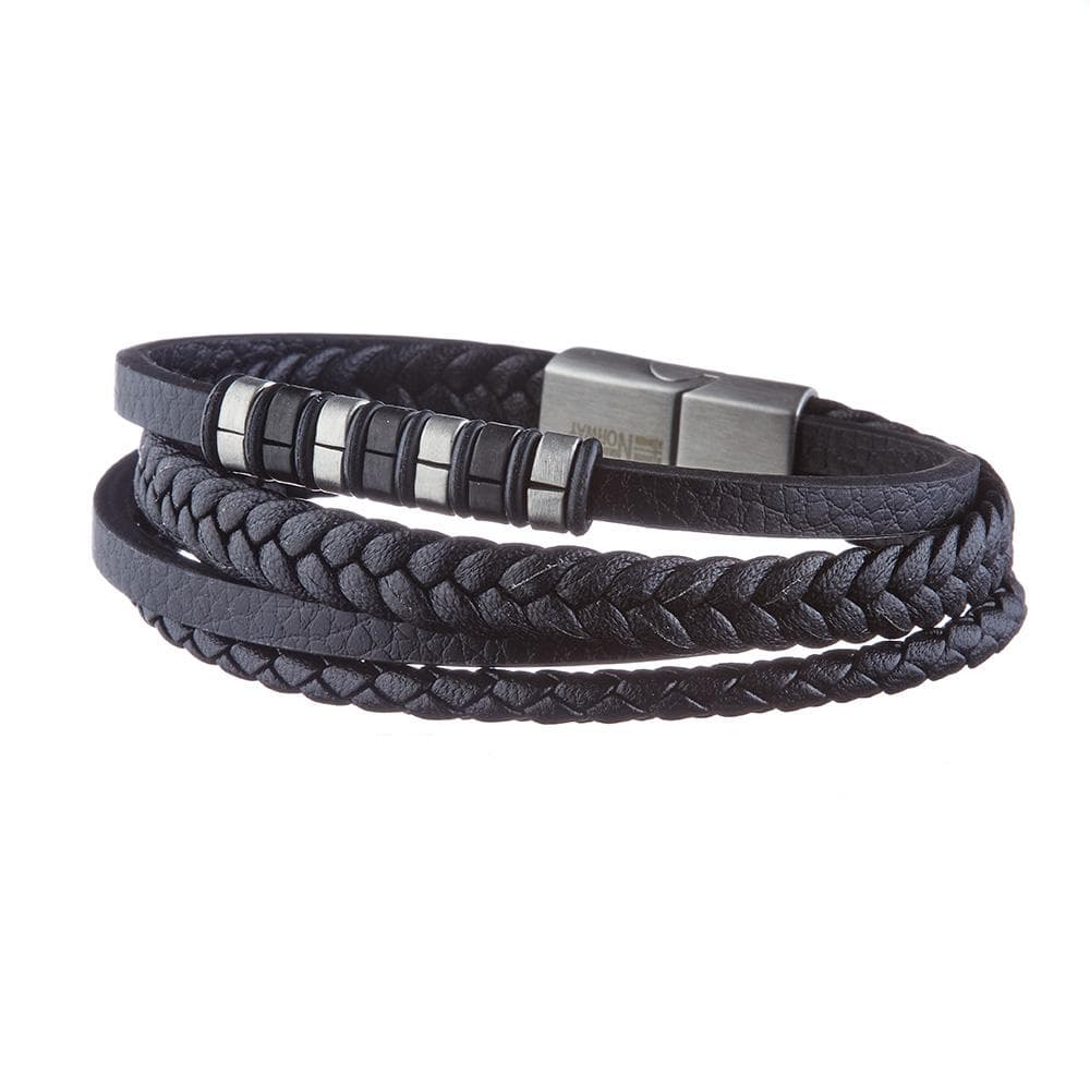 Bracelet Noir Homme Geographical Norway 315067 1