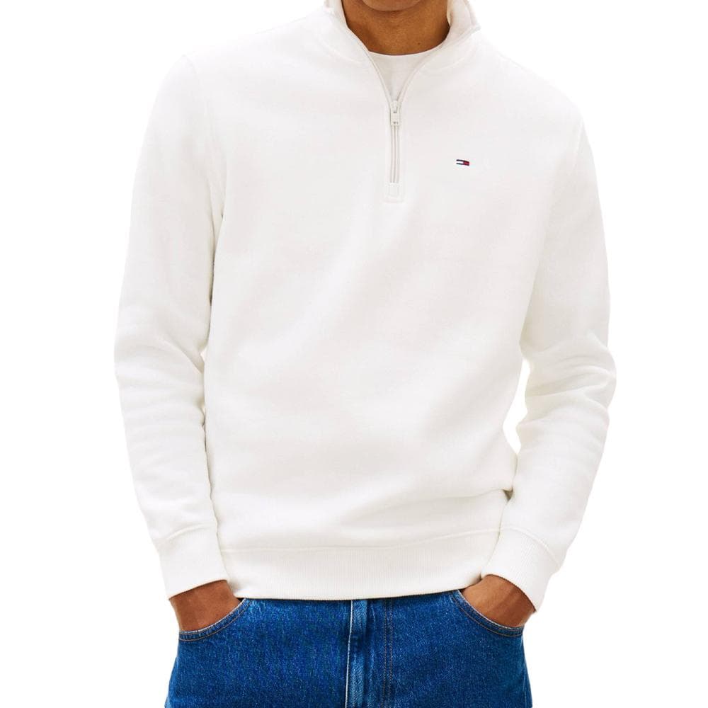 Sweat Blanc Homme Tommy Hilfiger Fleece 1