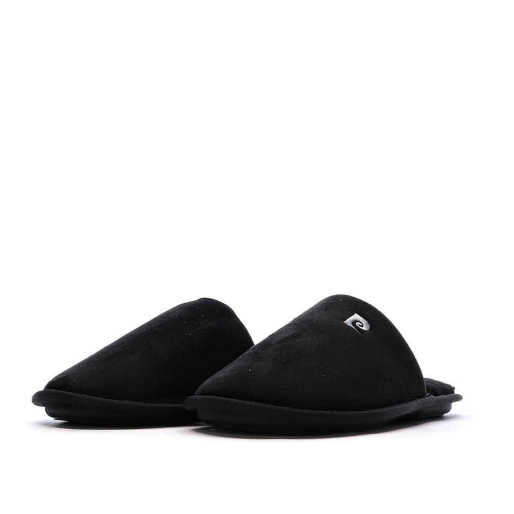 Chaussons Noir Homme Pierre Cardin Bouclettes 4