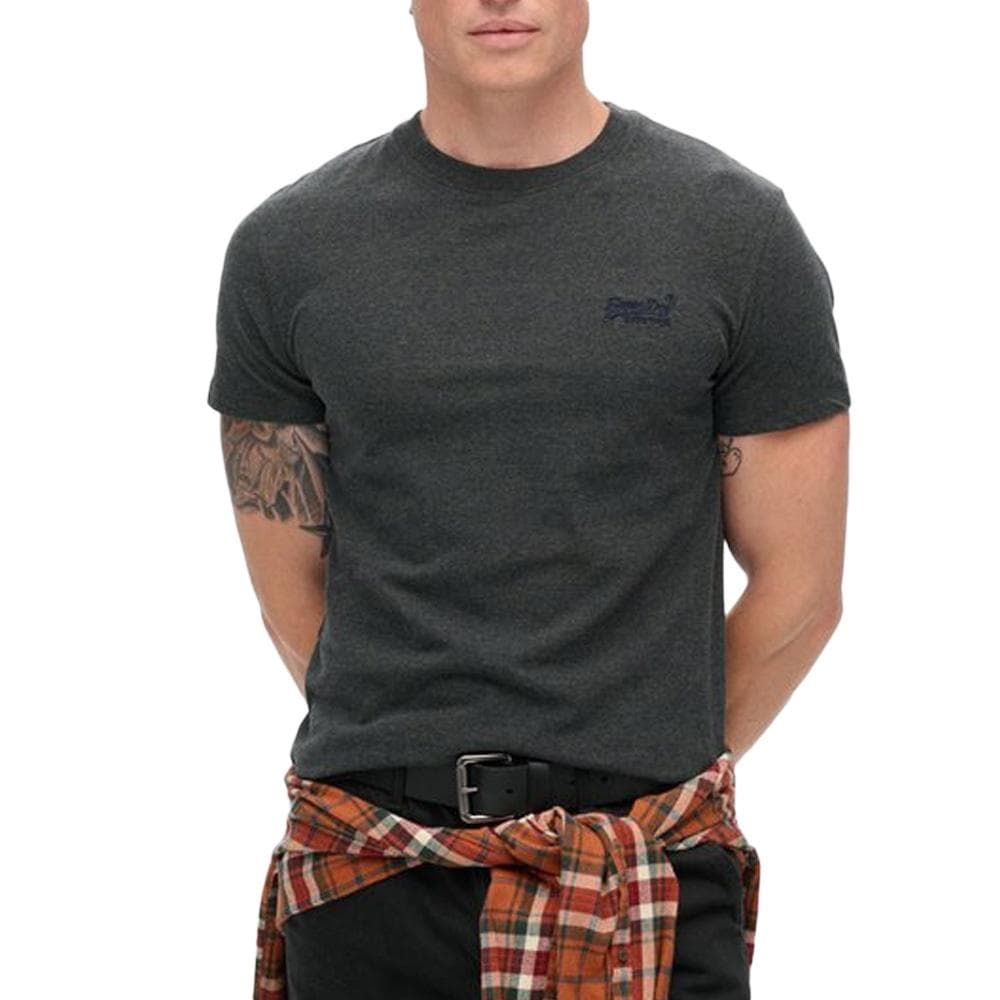 T-shirt Gris Homme Superdry Vintage LogoR6Ts 1