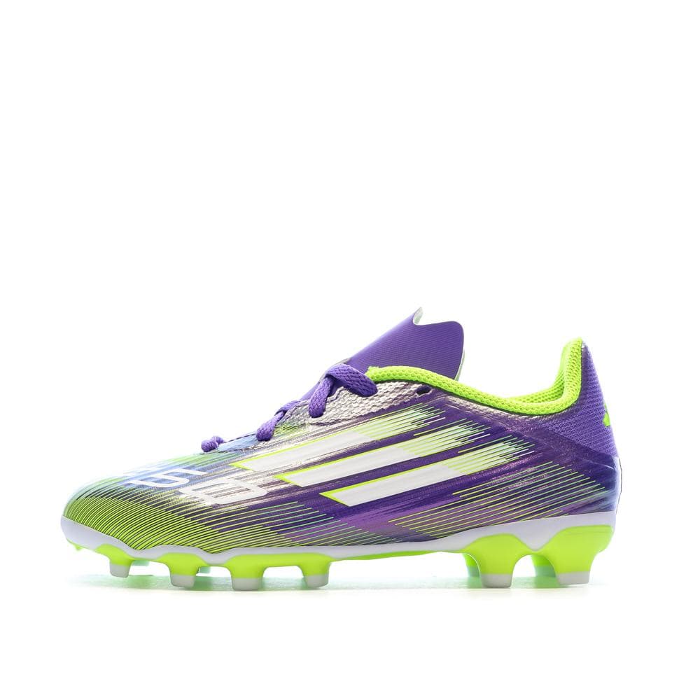 Baskets Violet/Verte Garçon Adidas F50 League 1