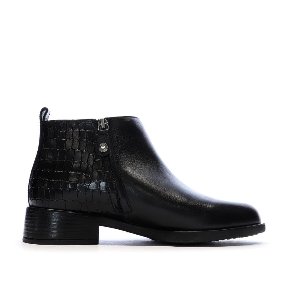 Bottines Noires Femme Geox Resia 2