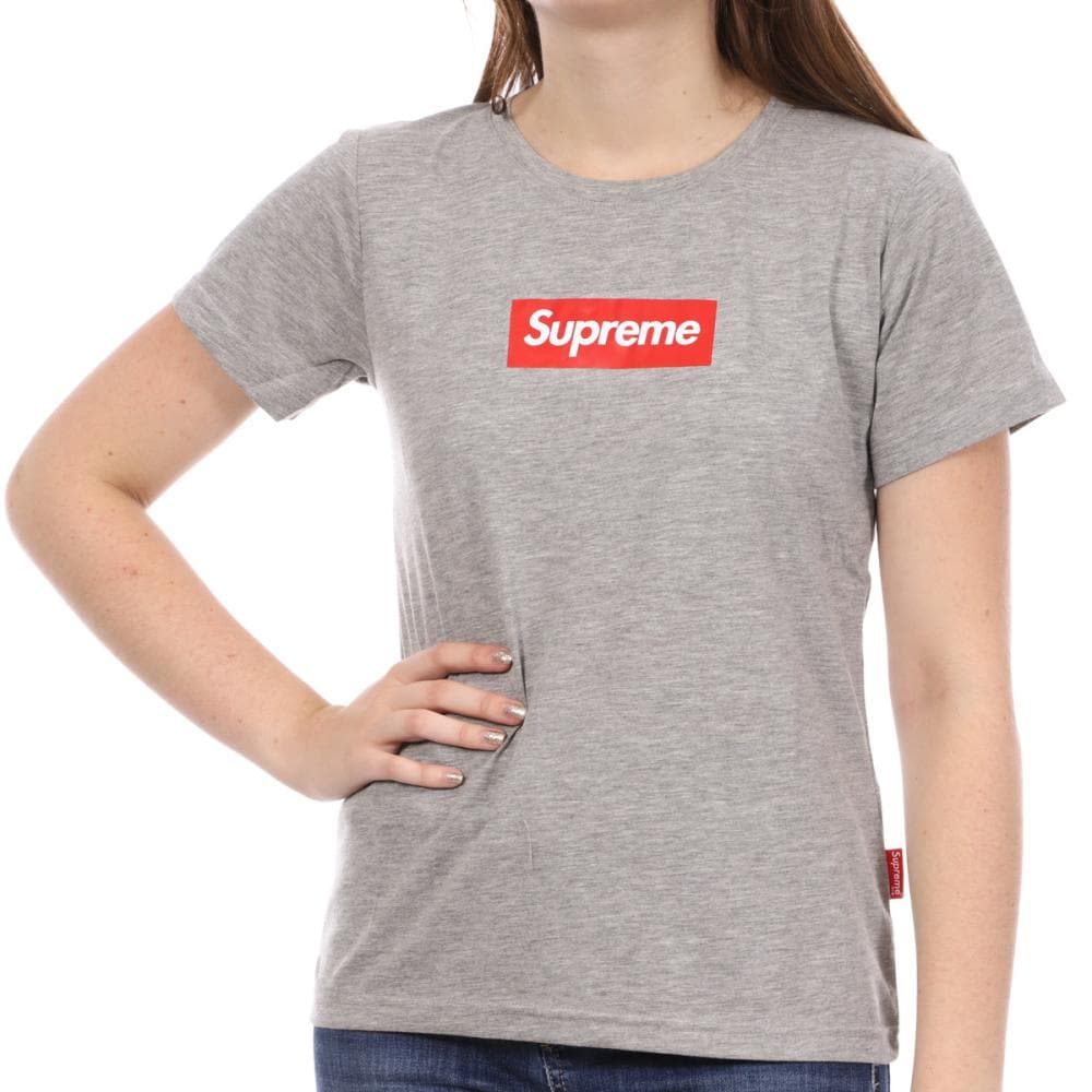 T-shirt Gris Femme Supreme Grip Mary 1