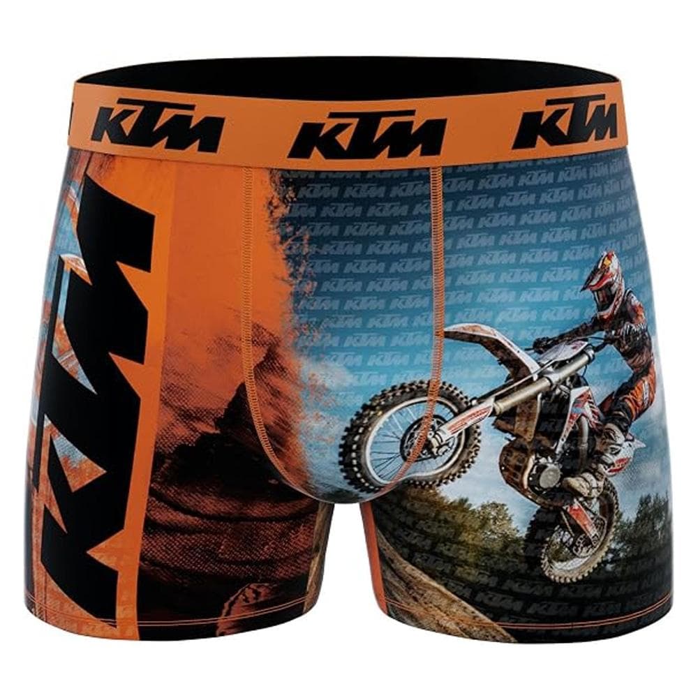 Boxer Noir/Orange Homme KTM Cross 1
