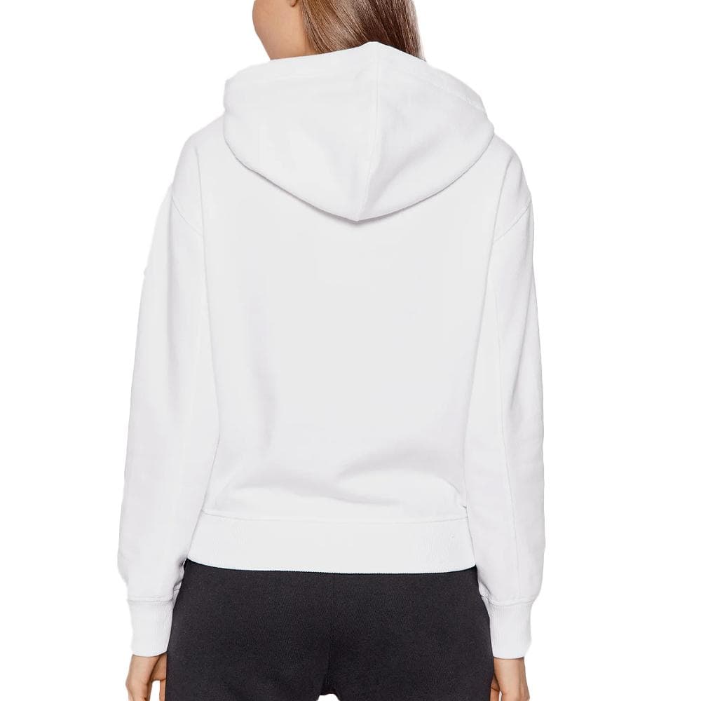 Sweat à Capuche Blanc Femme Calvin Klein Jeans Embroidery 2