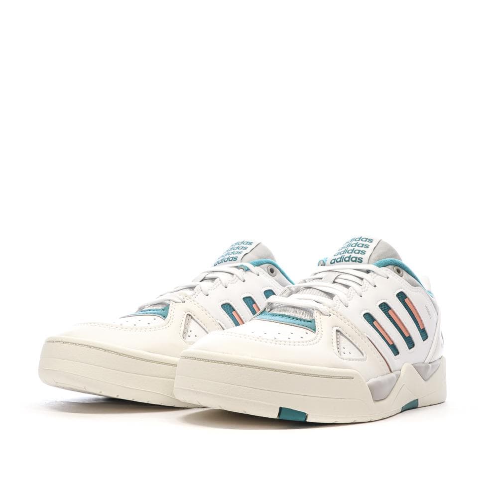 Baskets Blanches/Bleu Homme Adidas Midcity 6