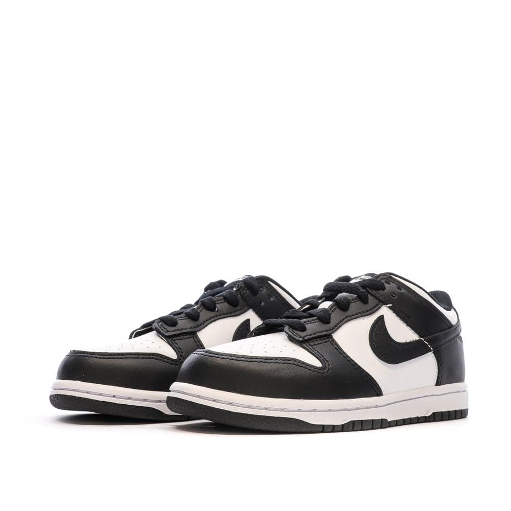 Baskets Blanches/Noires Garçon Nike Dunk Low 6