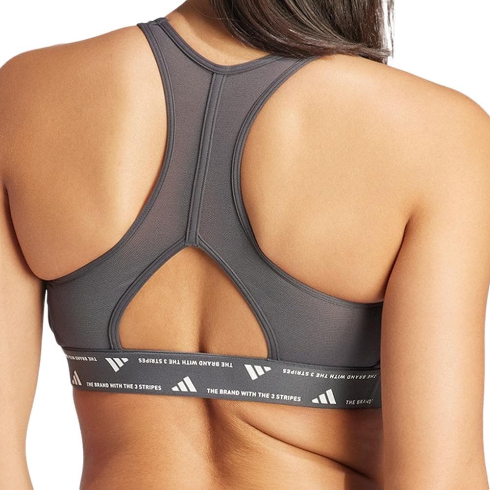 Brassière Gris Femme Adidas Powerimpact Train 2