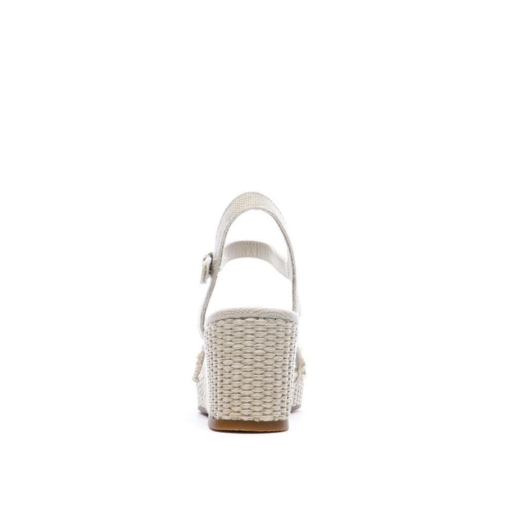 Sandales à Talons Beige Femme Tommy Hilfiger Wedgeee 3