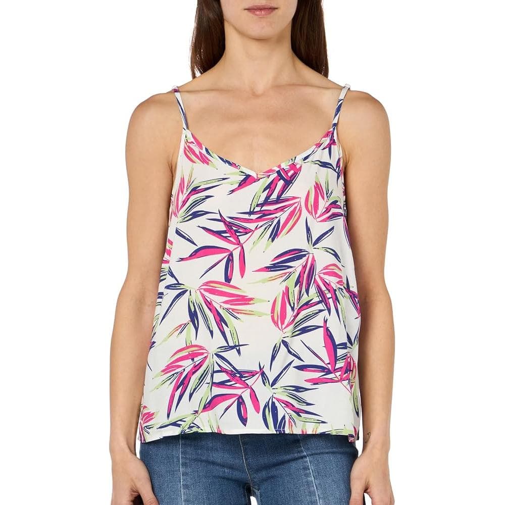 Top Blanc/Rose à Motifs Femme Only Nova Life Paris 1