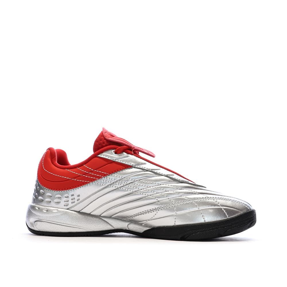 Baskets Argent/Rouge/Noir Garçon Puma Goalgetter 2
