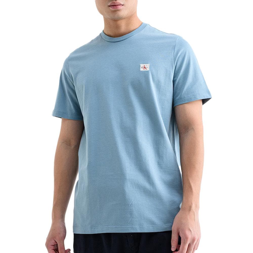 Lot de 2 T-shirts Gris/Bleu Homme Calvin Klein Jeans Ss Badge 2