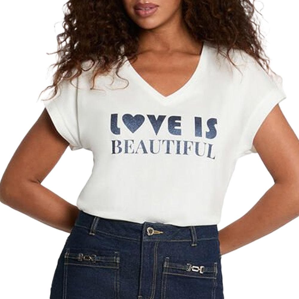 T-Shirt Blanc Femme Morgan DBEAU 1