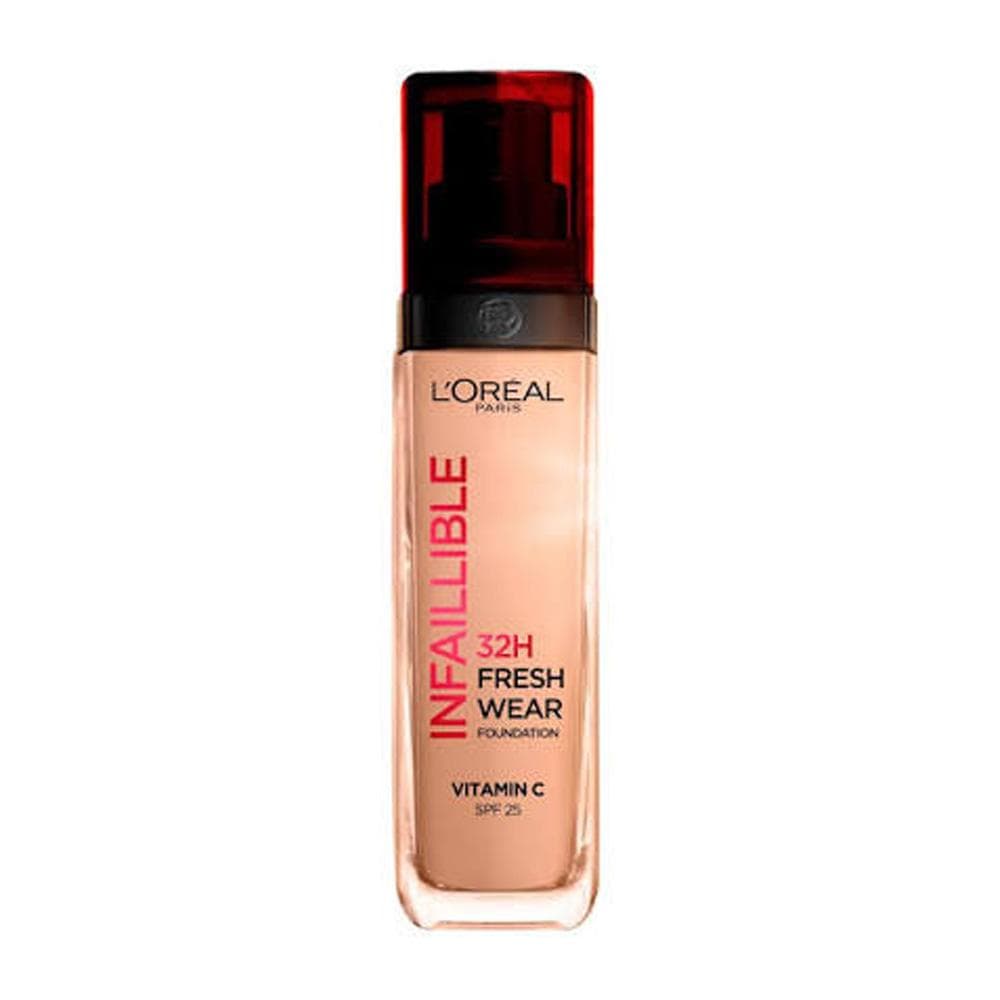Fond de Teint Fluide Infaillible 32H Fresh Wear L'Oréal Paris 210 Cool Rose 1