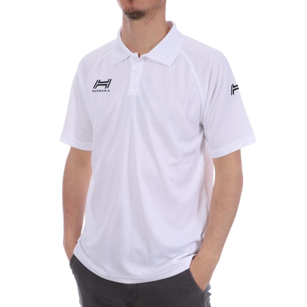 Polo Blanc Homme Hungaria Training Premium 1