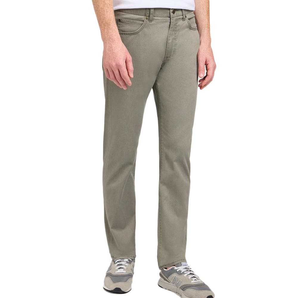 Jean Regular Kaki Homme Lee Straight Grove 1