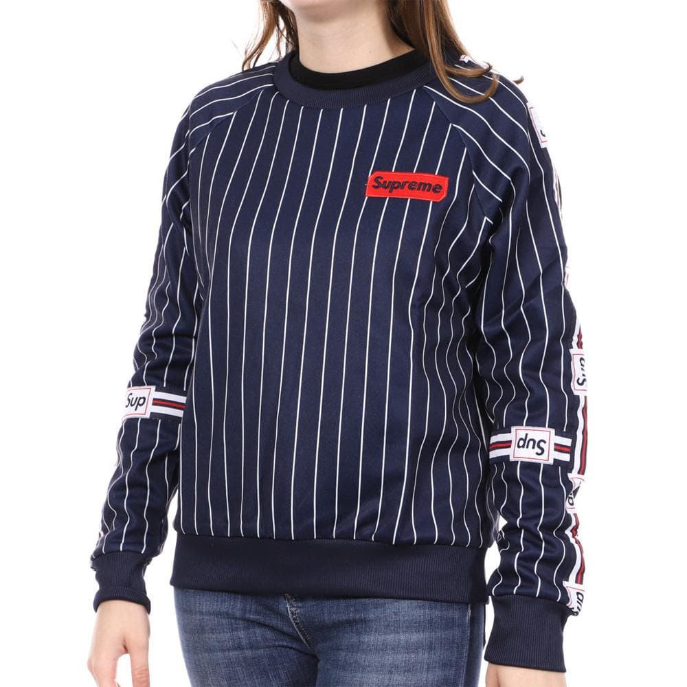 Sweat Marine à Rayures Femme Supreme Grip Devote 1