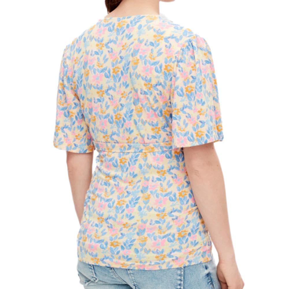 Blouse de Grossesse Jaune/Bleu Femme Mamalicious Brasil 2
