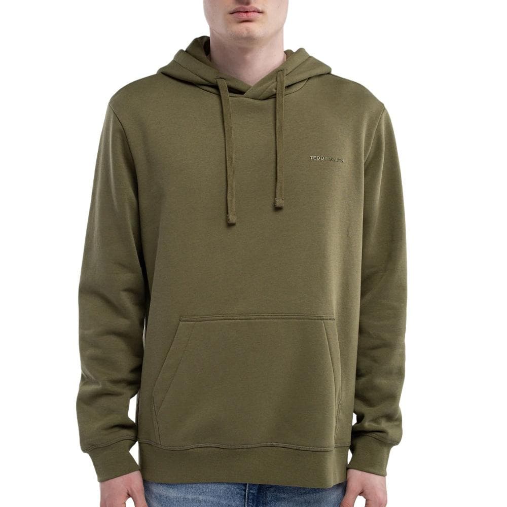 Sweat à Capuche Kaki Homme Teddy Smith Nark 1