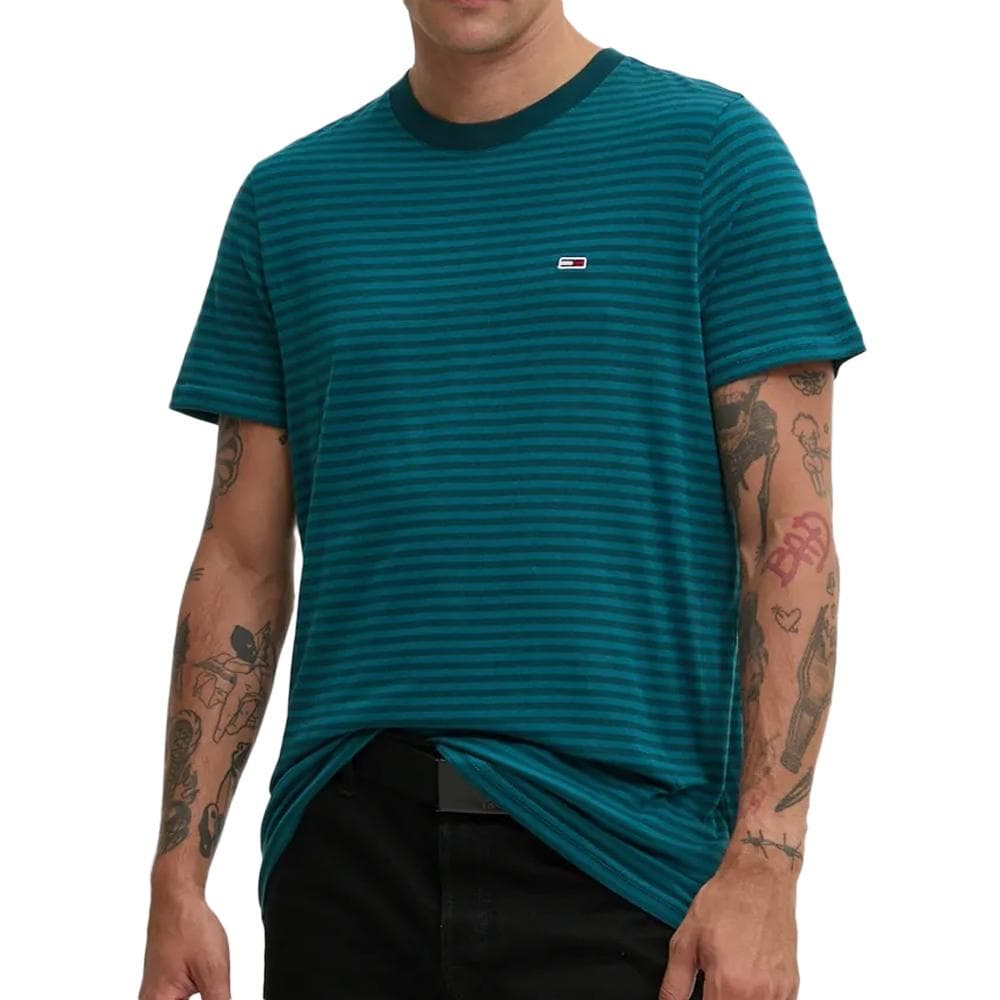 T-shirt Bleu Homme Tommy Hilfiger Entry 1