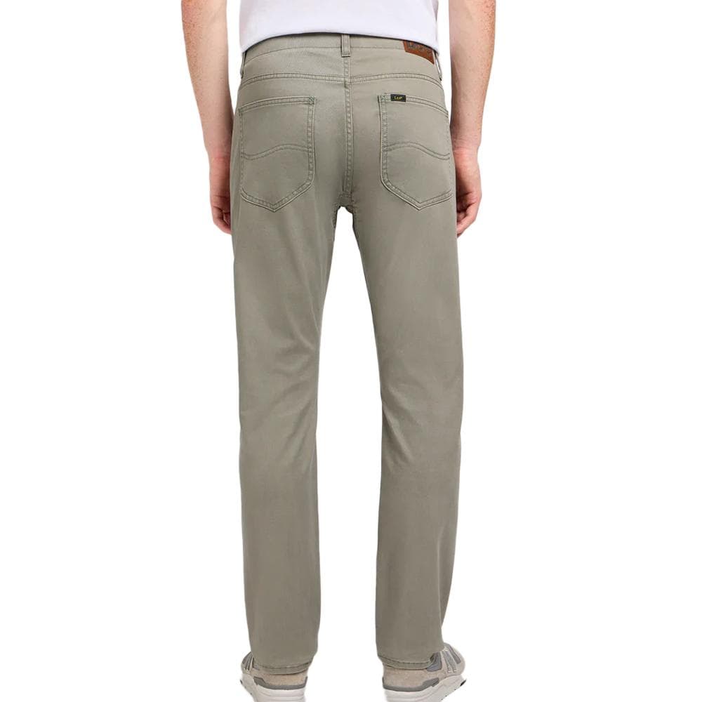 Jean Regular Kaki Homme Lee Straight Grove 2