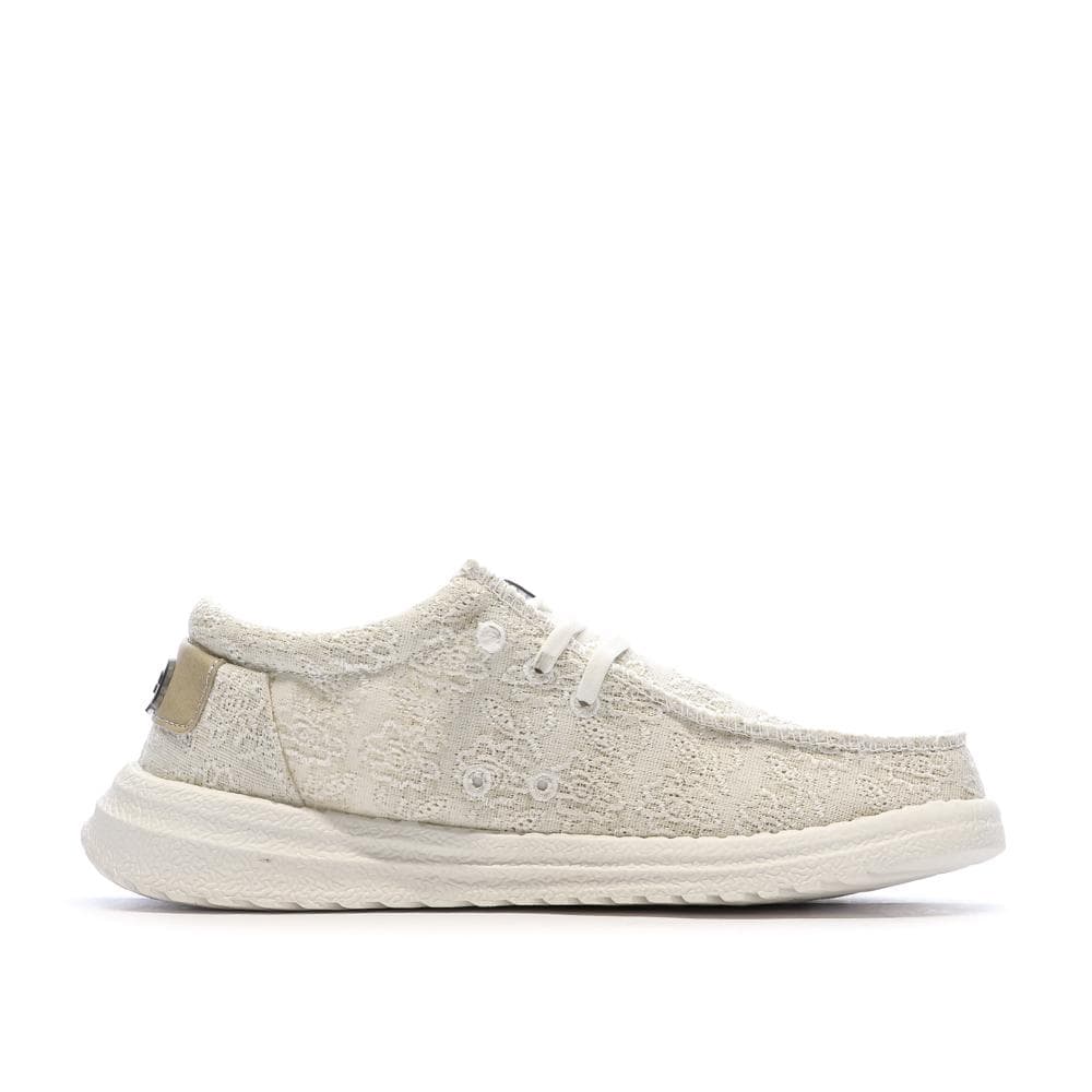 Chaussures Blanche Femme Fusion Flower 2