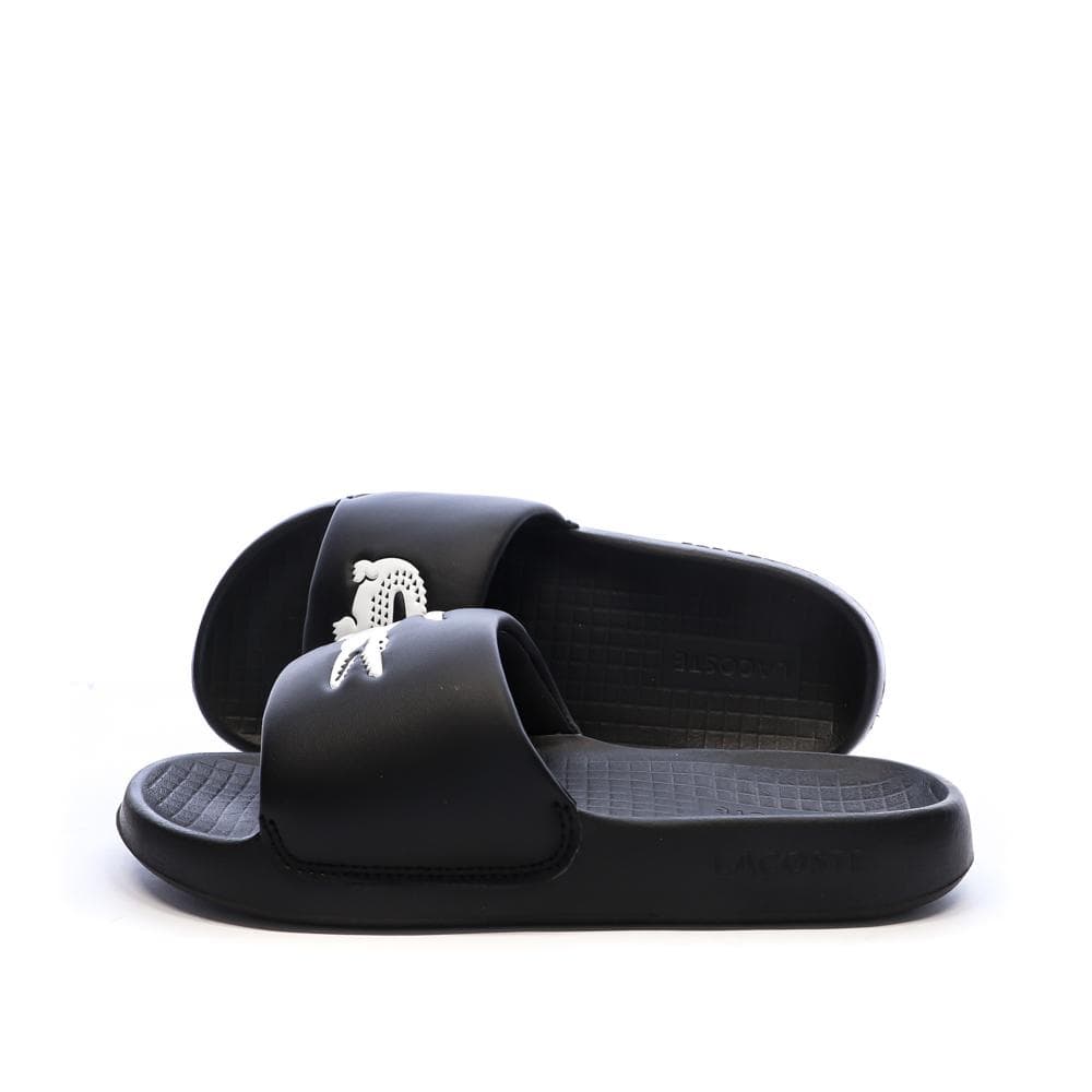 Claquettes Noir Femme Lacoste Serve Slide 1.0 1