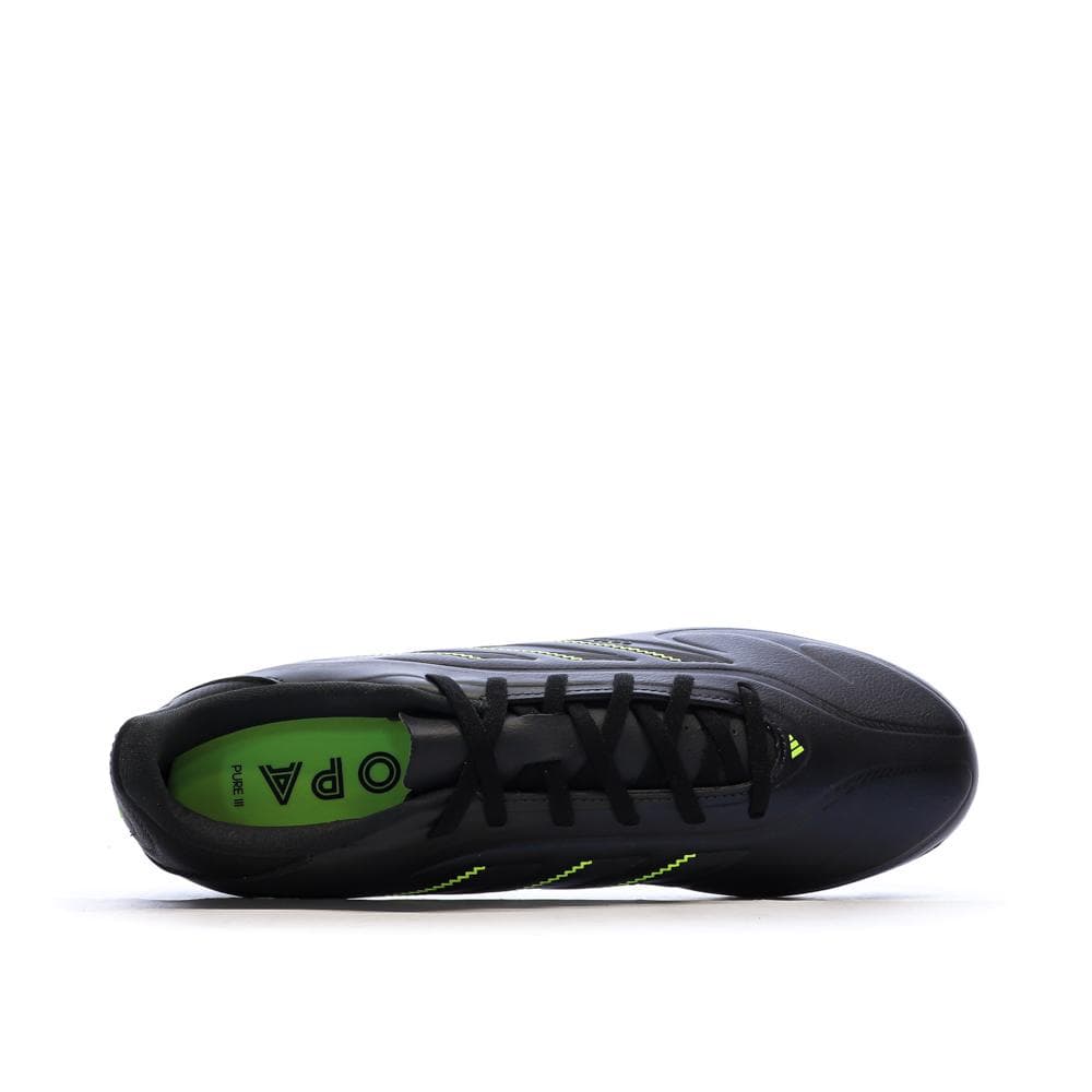 Chaussures de Foot Noir/Jaune Adidas Copa Pure III Club FG/MG 4