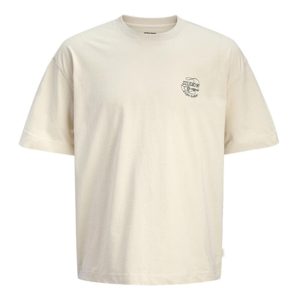 T-Shirt Beige Garçon Jack & Jones Niagara Crew Neck 1
