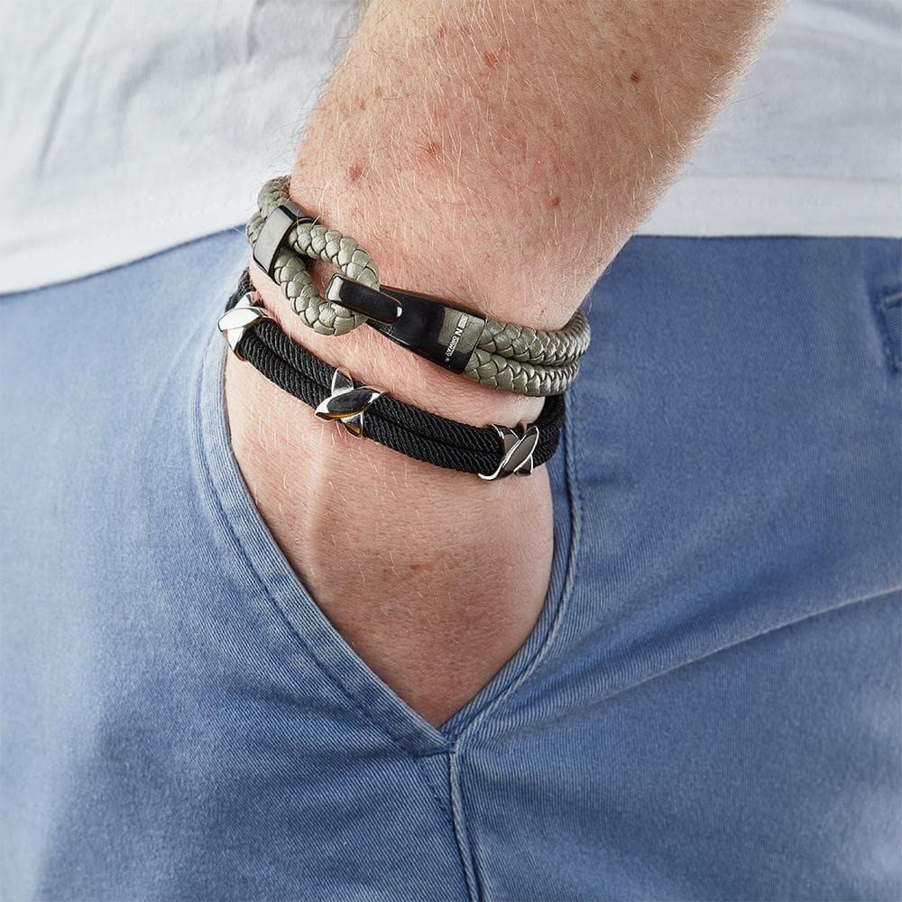 Bracelet Gris Homme Geographical Norway 315012 2