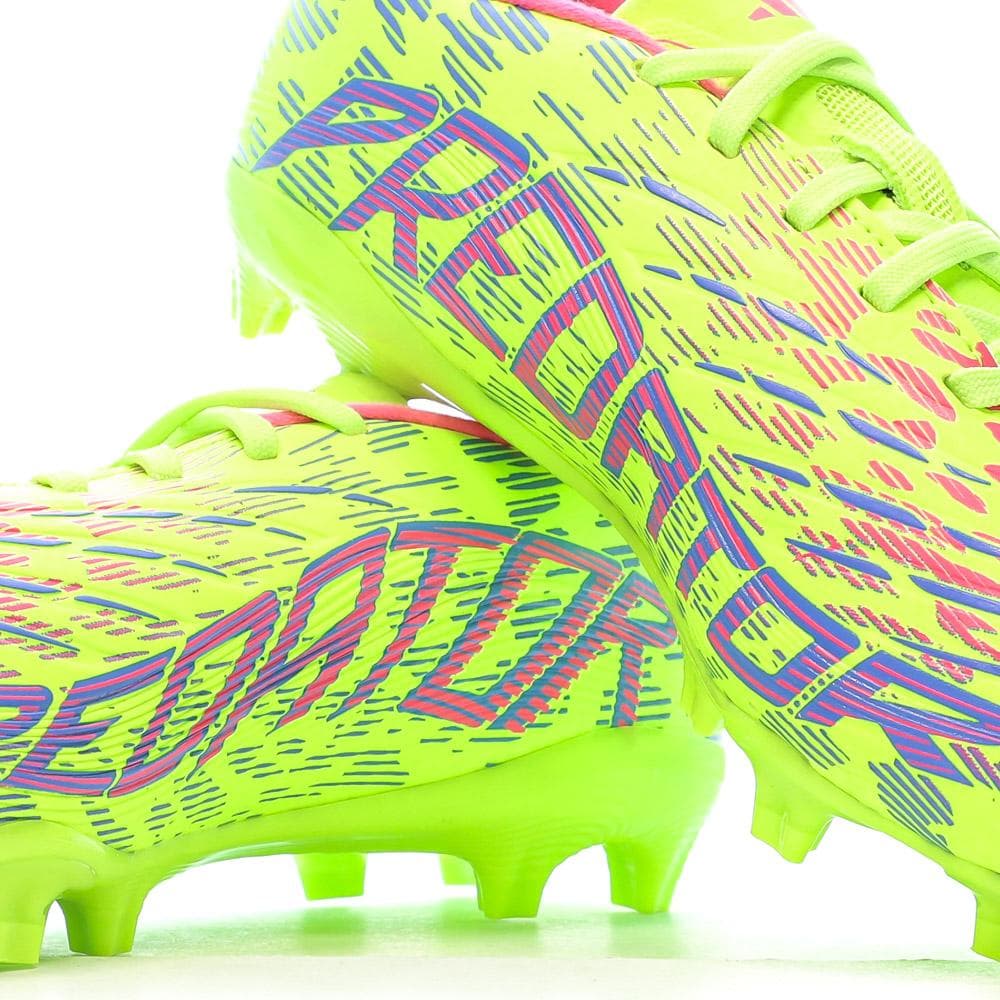 Chaussures de Foot Jaunes Junior Adidas Predator League FG/MG 7