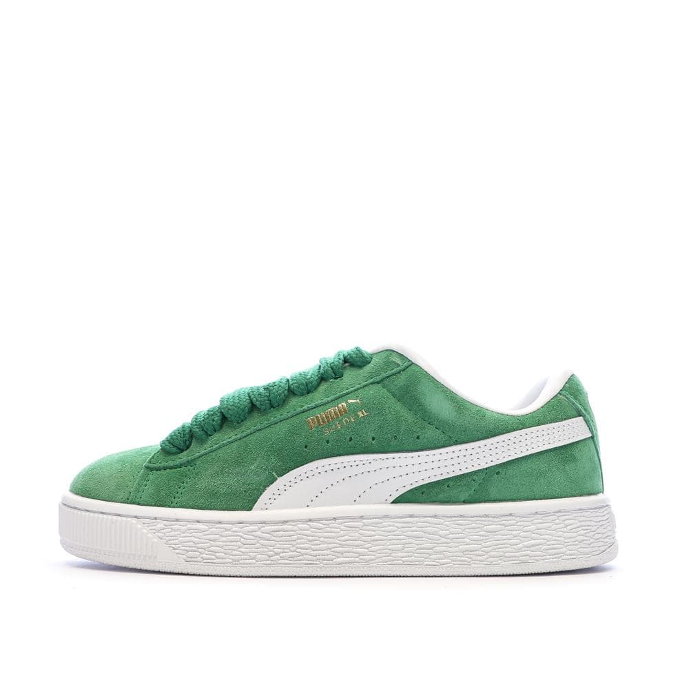 Baskets Verte Femme Puma Suede XL 1