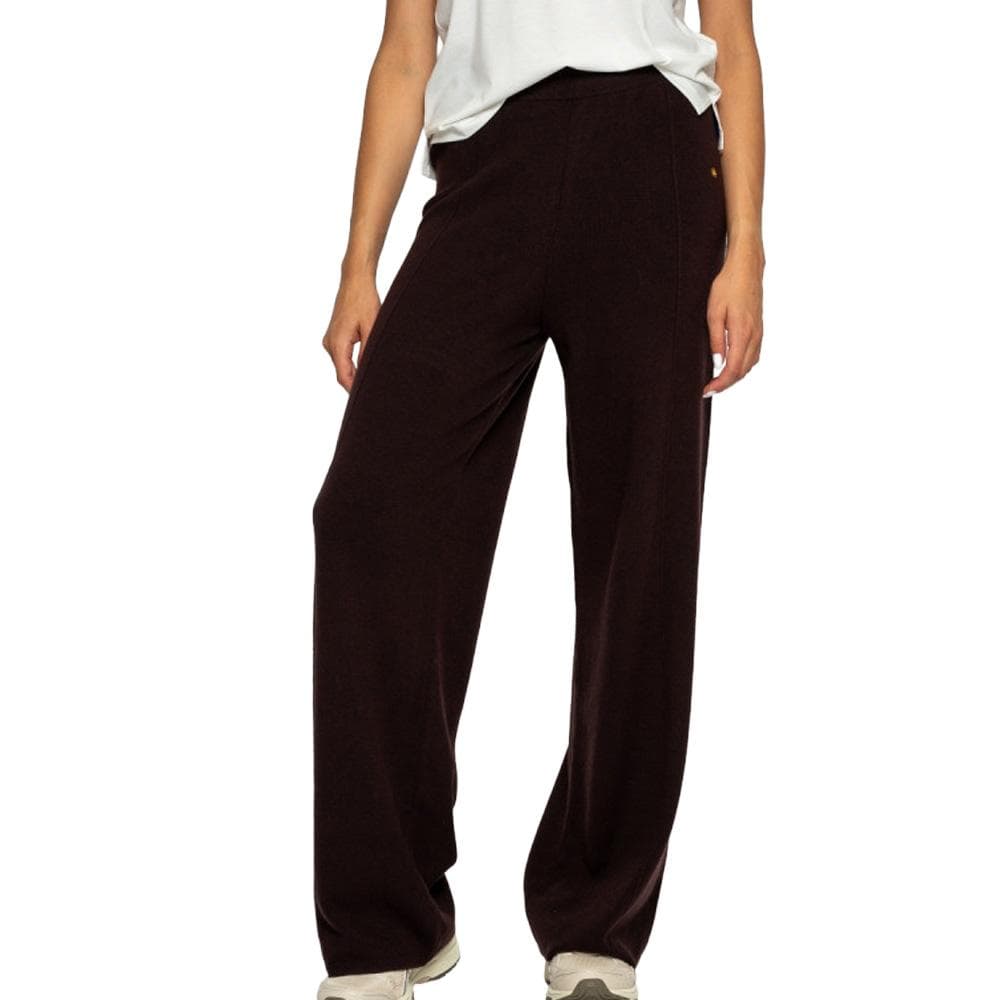 Pantalon fluide Marron Soul Studio Knitwear 1