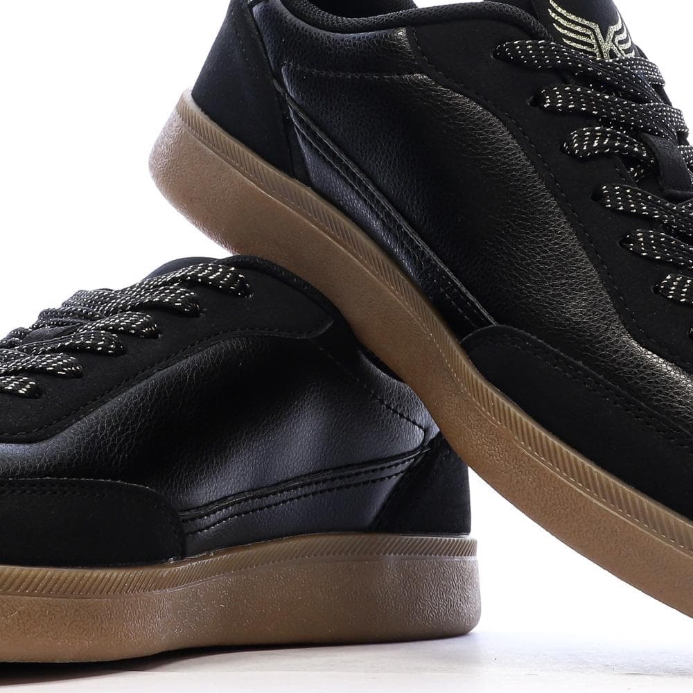 Baskets Noir Femme Kaporal Seven 7