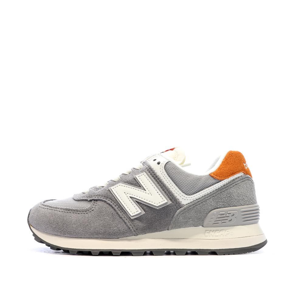 ML574 Baskets Gris/Orange Garçon New Balance 1