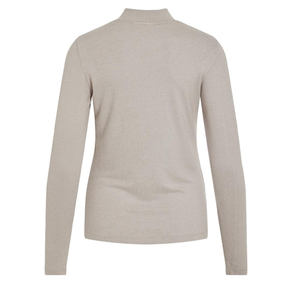 T-Shirt Manches Longues Beige Femme Vila Soline 2