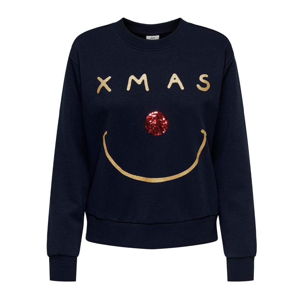 Pull de Noël Marine/Rouge Femme JDY Paris 1