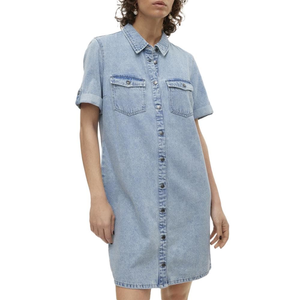 Robe en Jean Bleu Femme Vero Moda Jennie 1