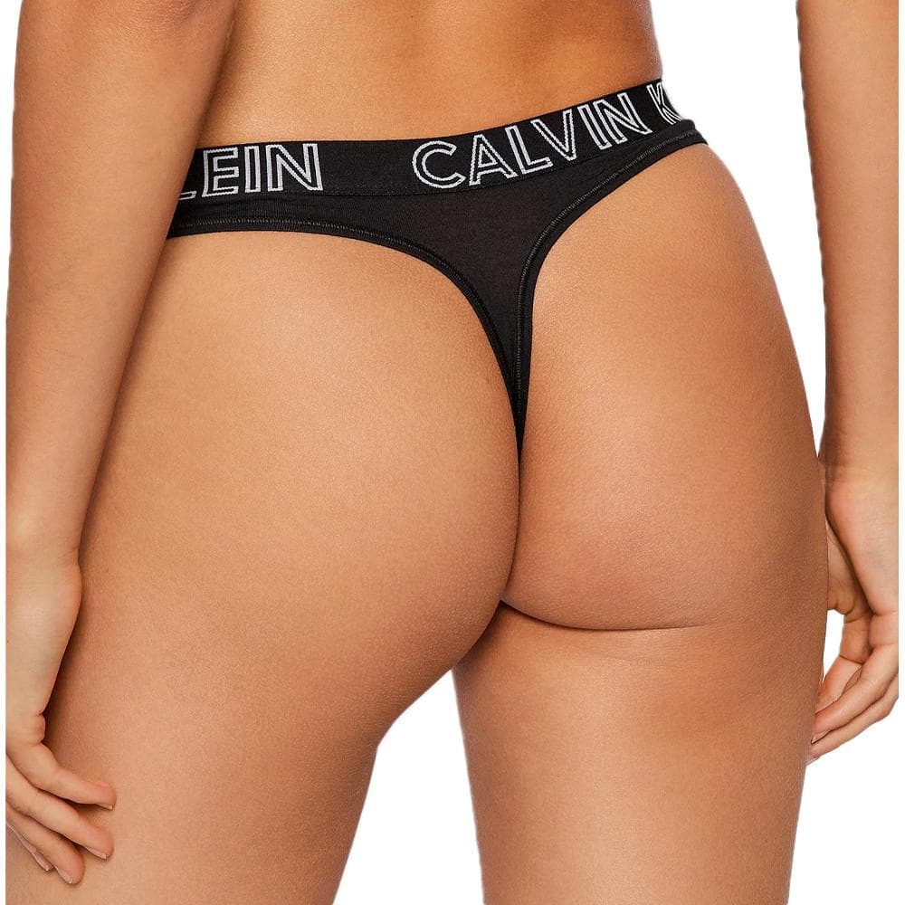 String Noir Femme Calvin Klein Jeans Thong 2