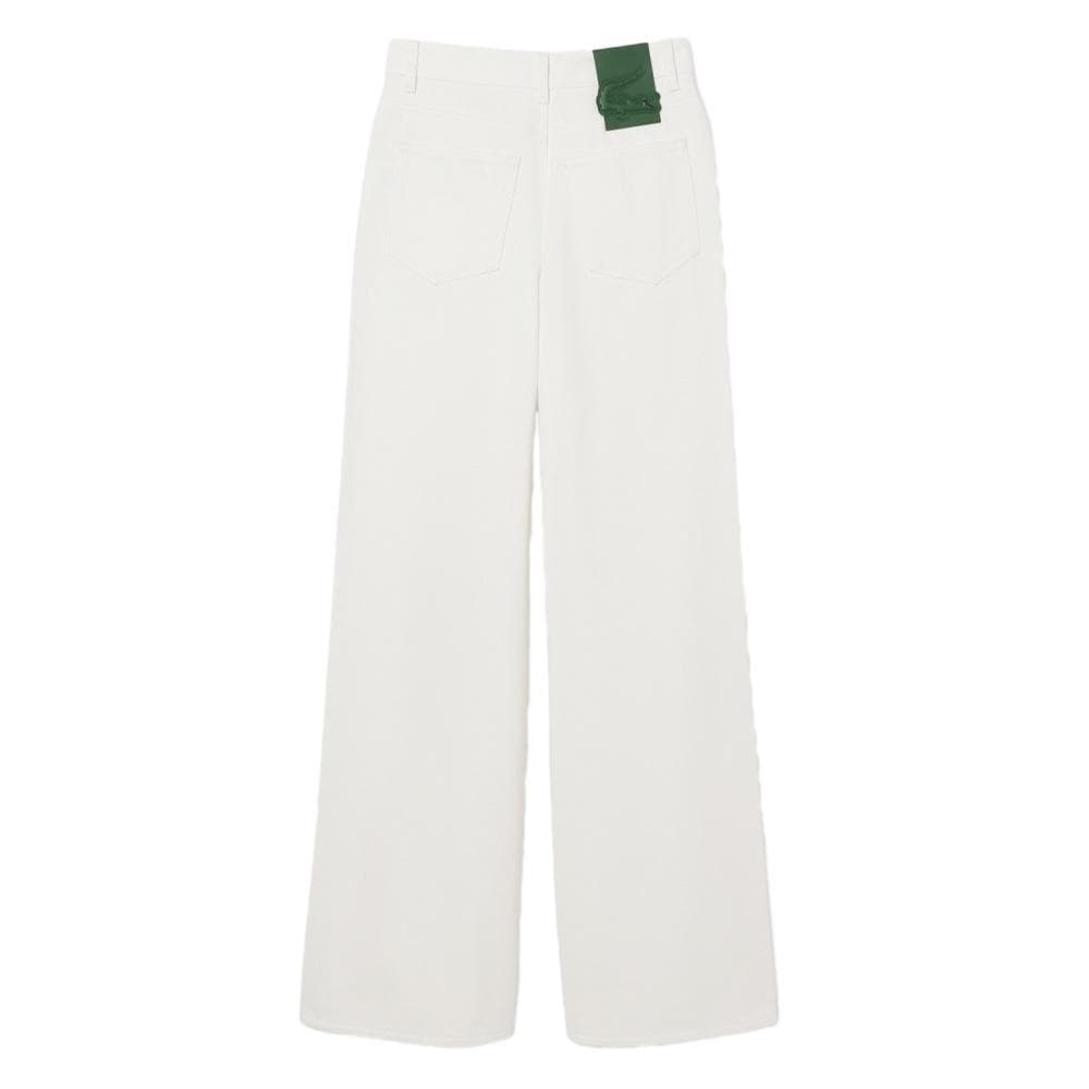Jean Blanc Femme Lacoste Runway Wide 2