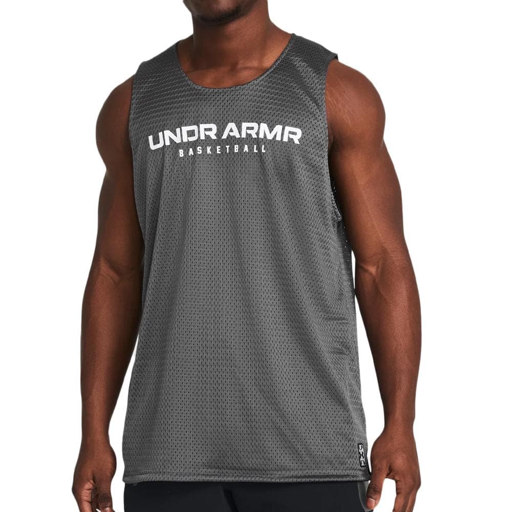 Débardeur Réversible Gris/Noir Homme Under Armour Baseline 1