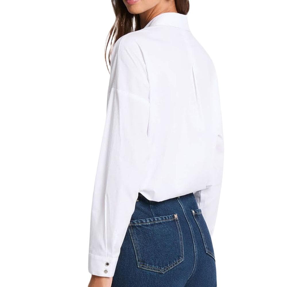 Chemise Blanc Femme Morgan Popeline 2