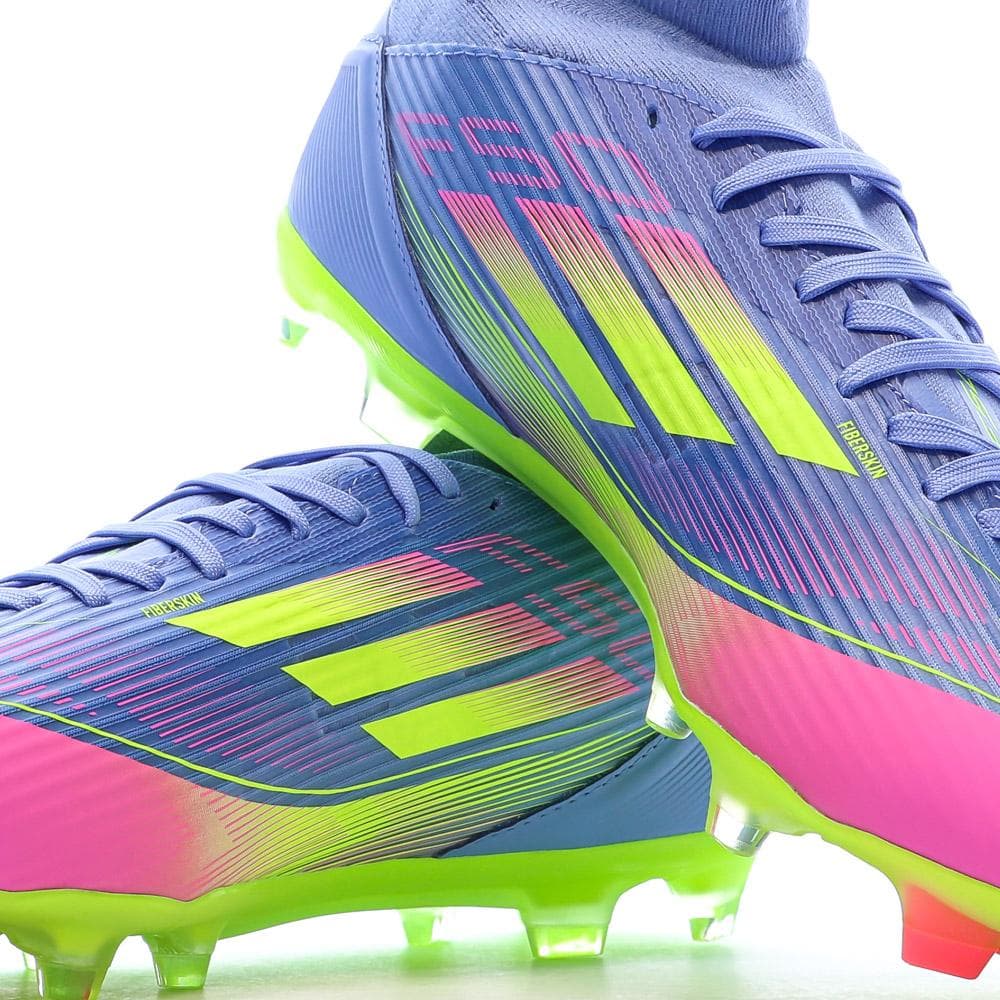 Chaussures de Foot Bleu Adidas F50 League FG/MG Mid 7