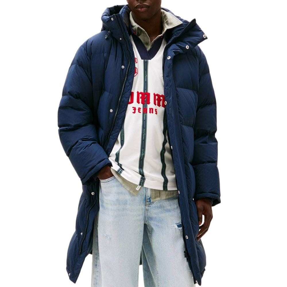 Doudoune Marine Homme Tommy Hilfiger Tjm Hooded Down Maxi 1
