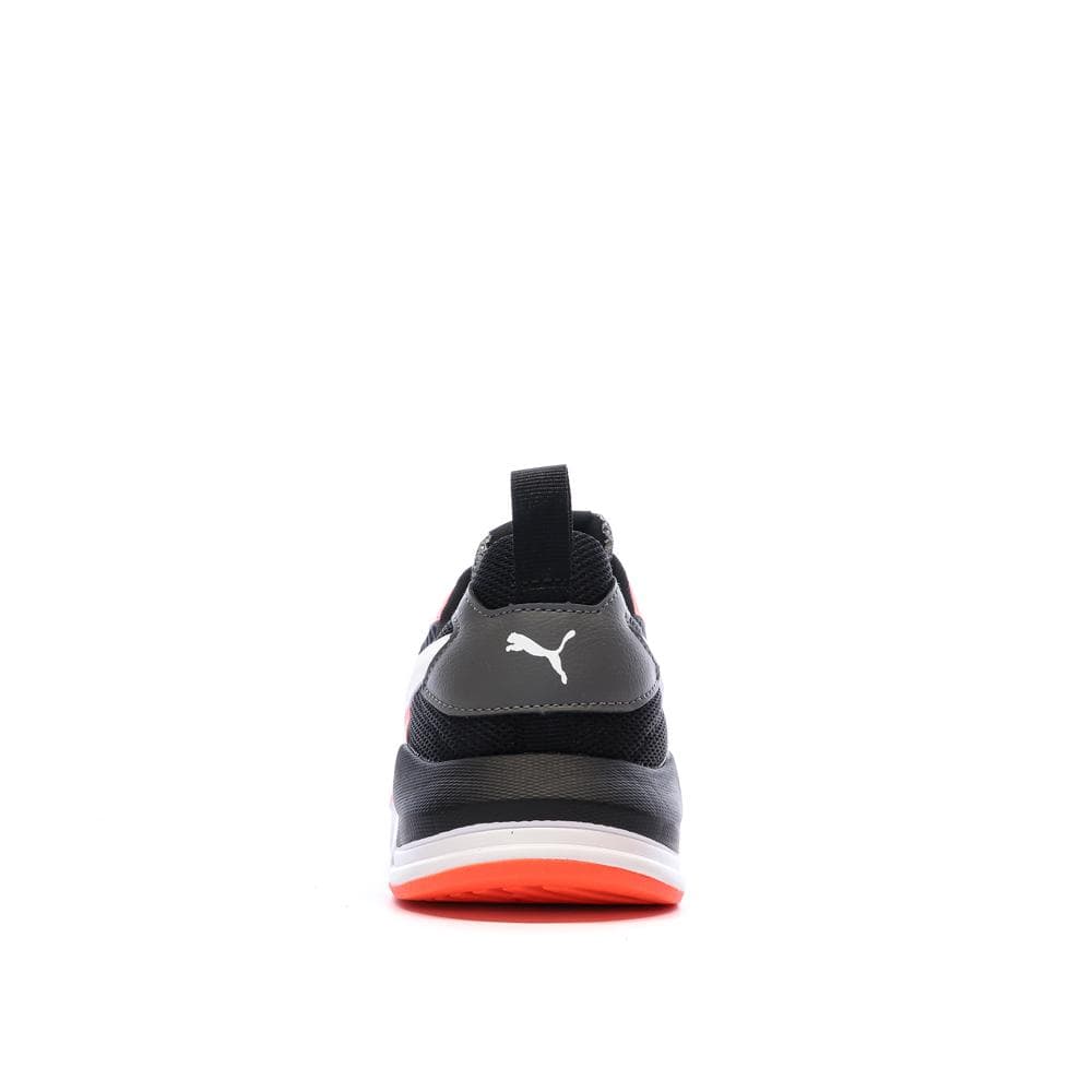 Baskets Noires/Blanches/Oranges Garçon Puma X-ray 5