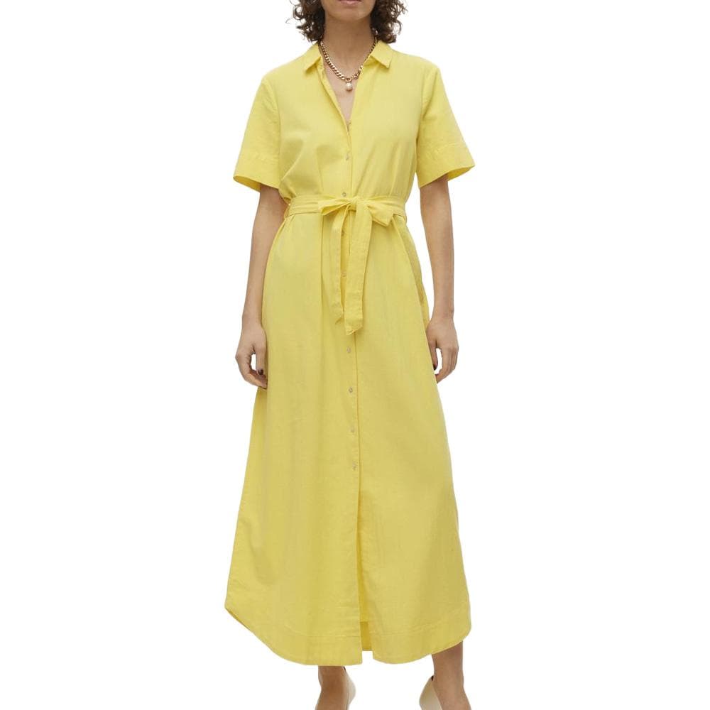 Robe Jaune Femme Vero Moda Hart 1