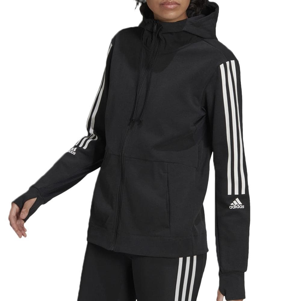 Sweat Zippé Noir Femme Adidas HD1731 1