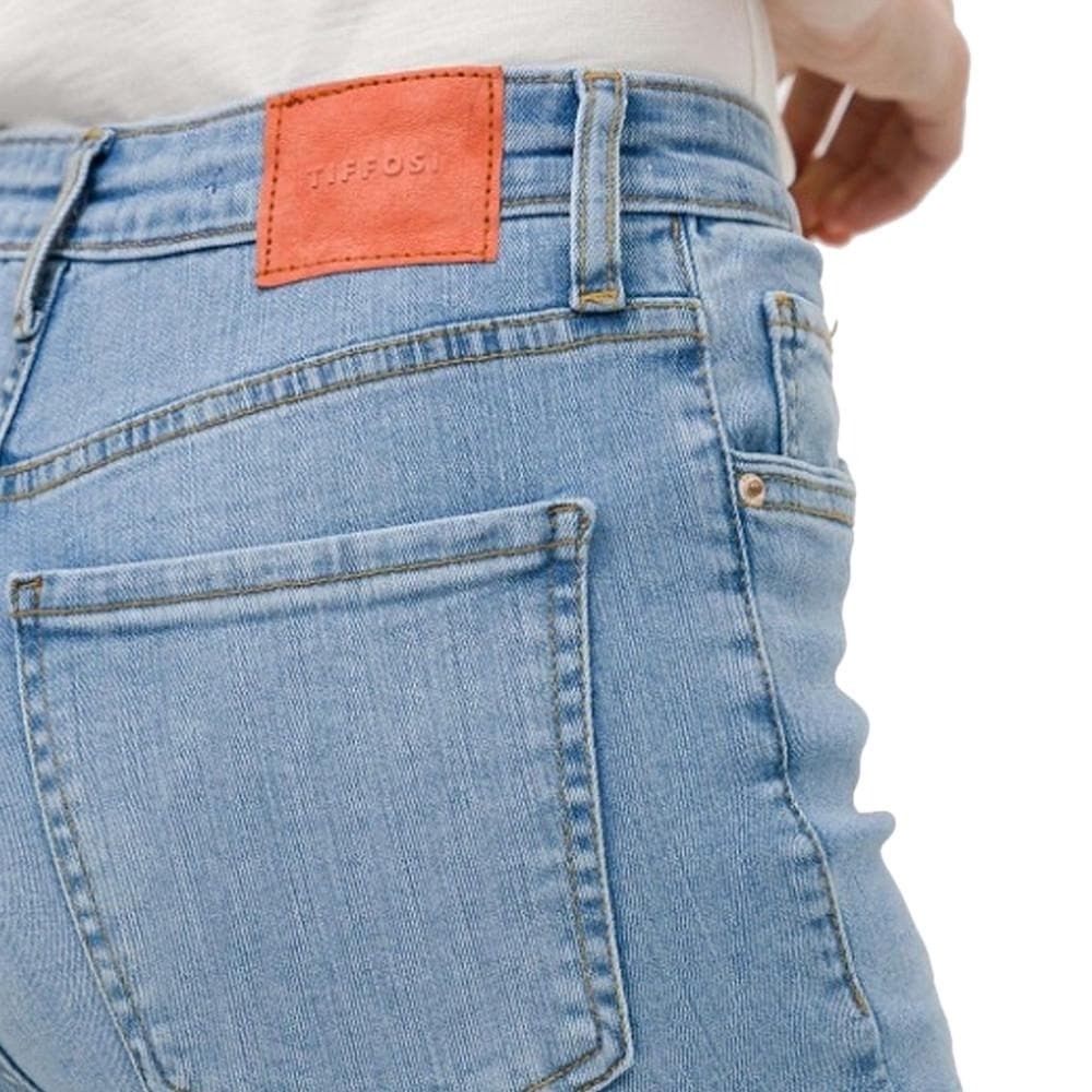 Jean Bleu clair Cropped Femme Tiffosi Megan 3